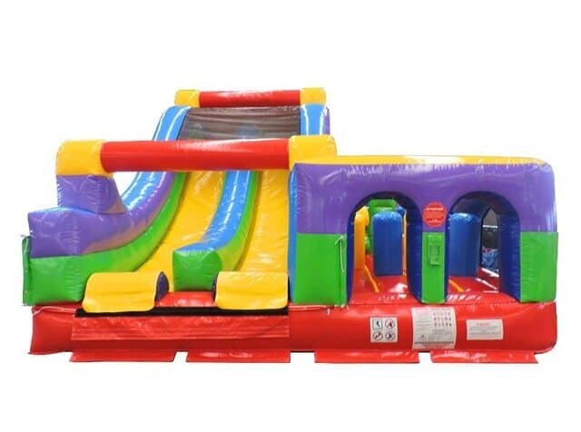 Retro Radical Run Inflatable Obstacle