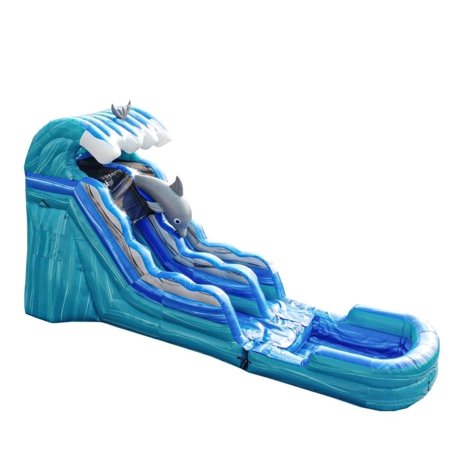 16' Dolphin Inflatable WET or DRY Slide