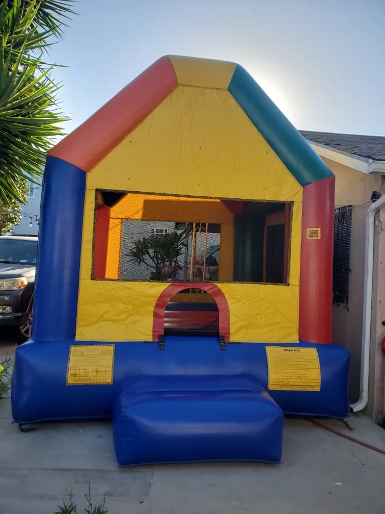 Multi-Color Bounce House 11x11