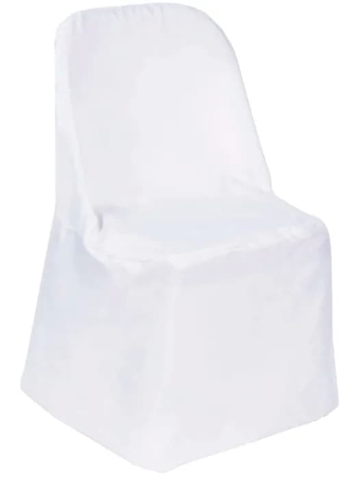 White Adult Folding Chair Covers