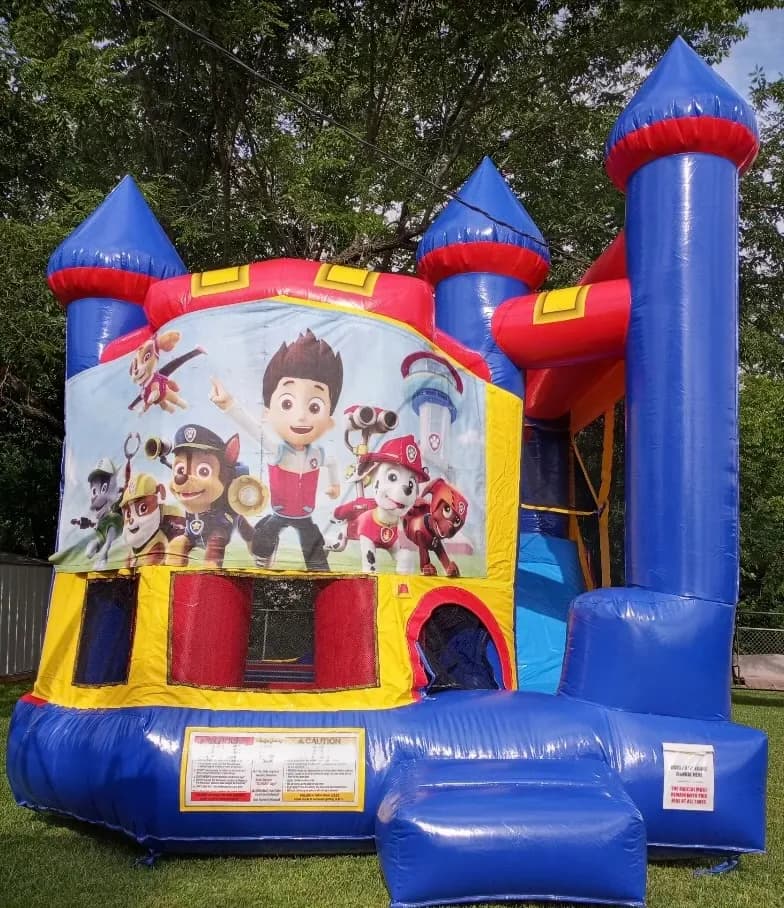 Blue And Yellow Combo Slide 4 in 1 - Custom Artwork Banner