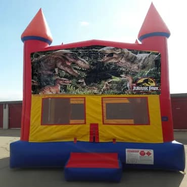 Yellow & Red Bounce House - Custom Artwork