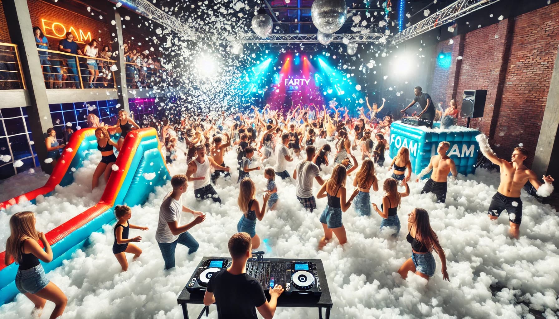 Foam Party 2 Hours w/ Attendent