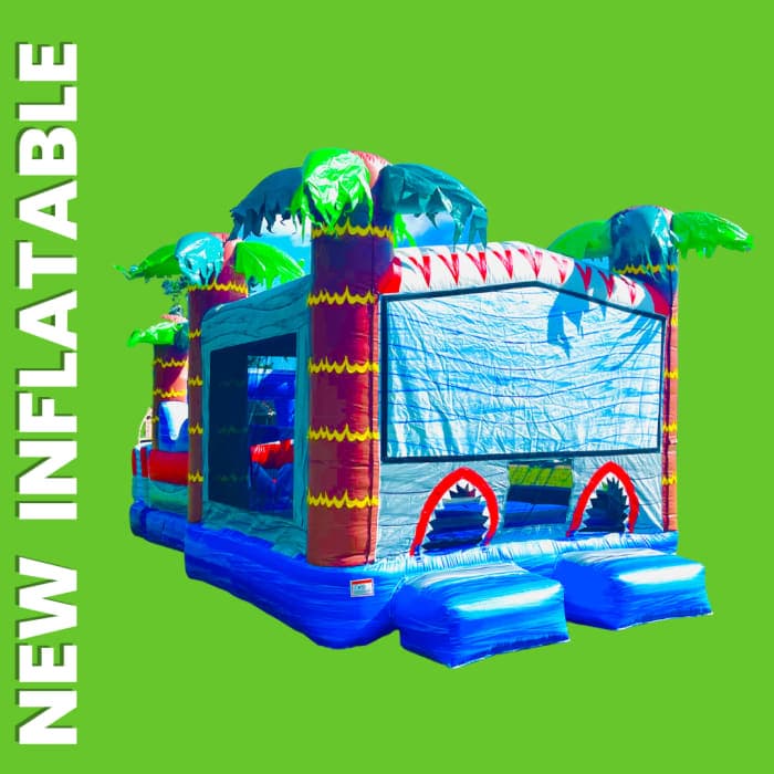 Shark Attack 15 X 30 Bouncer Obstacle