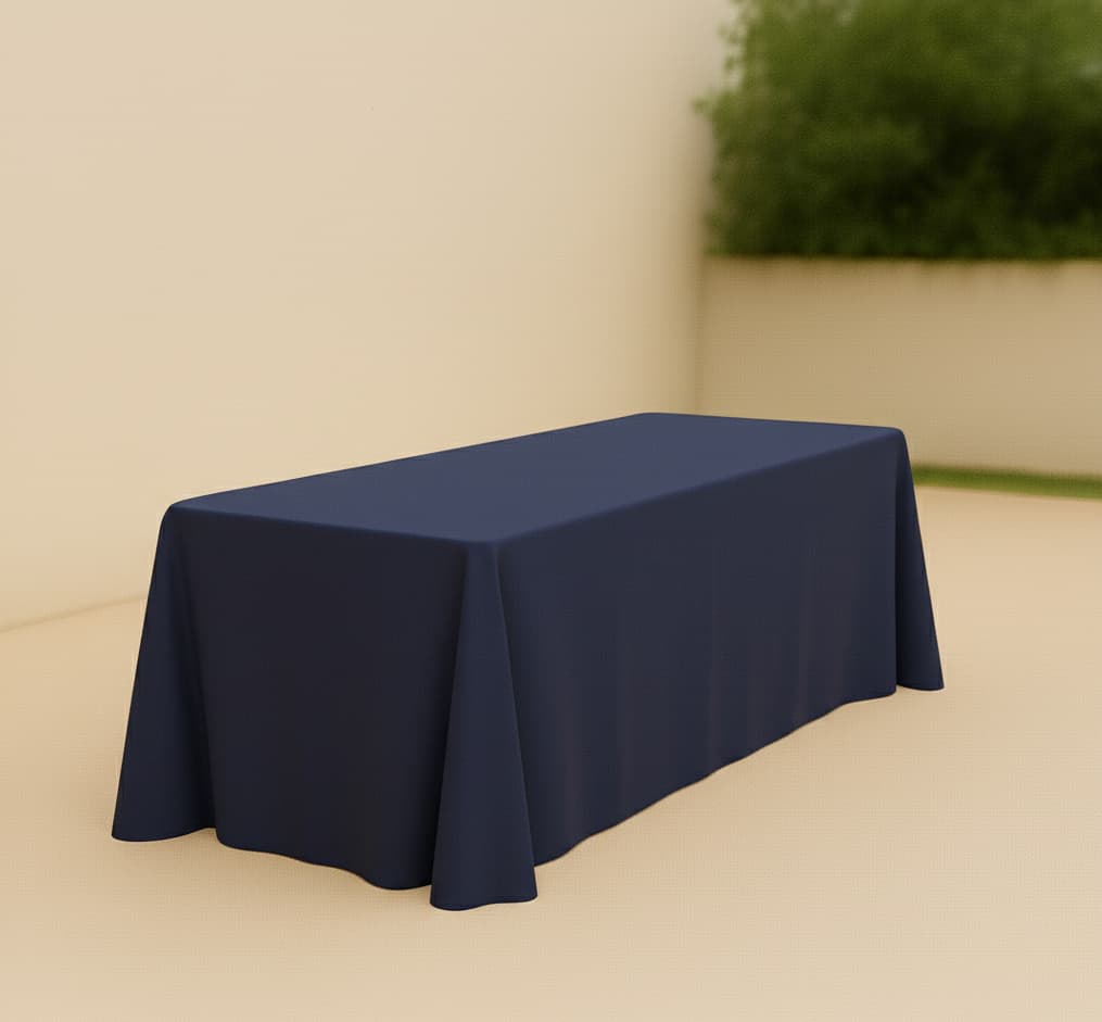 Navy Blue Rectangular Tablecloths