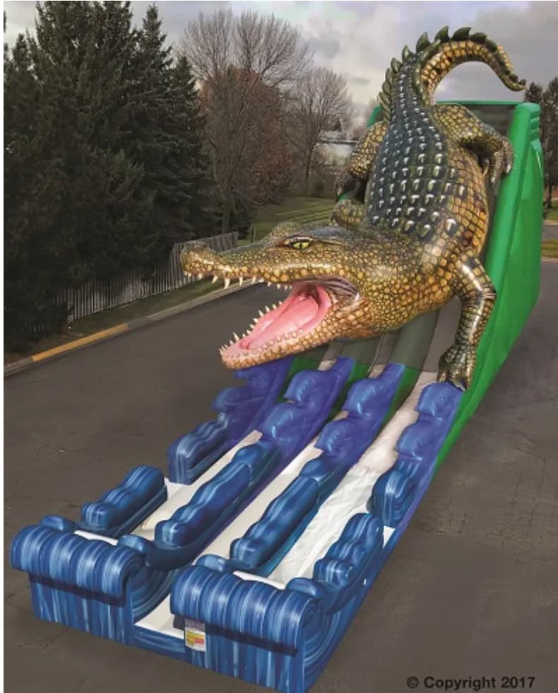 King Croc Dual Lane Slide