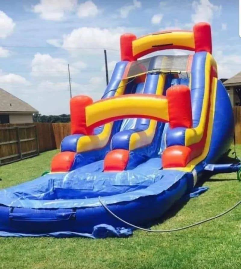 Cool Double Lane Waterslide 16x34