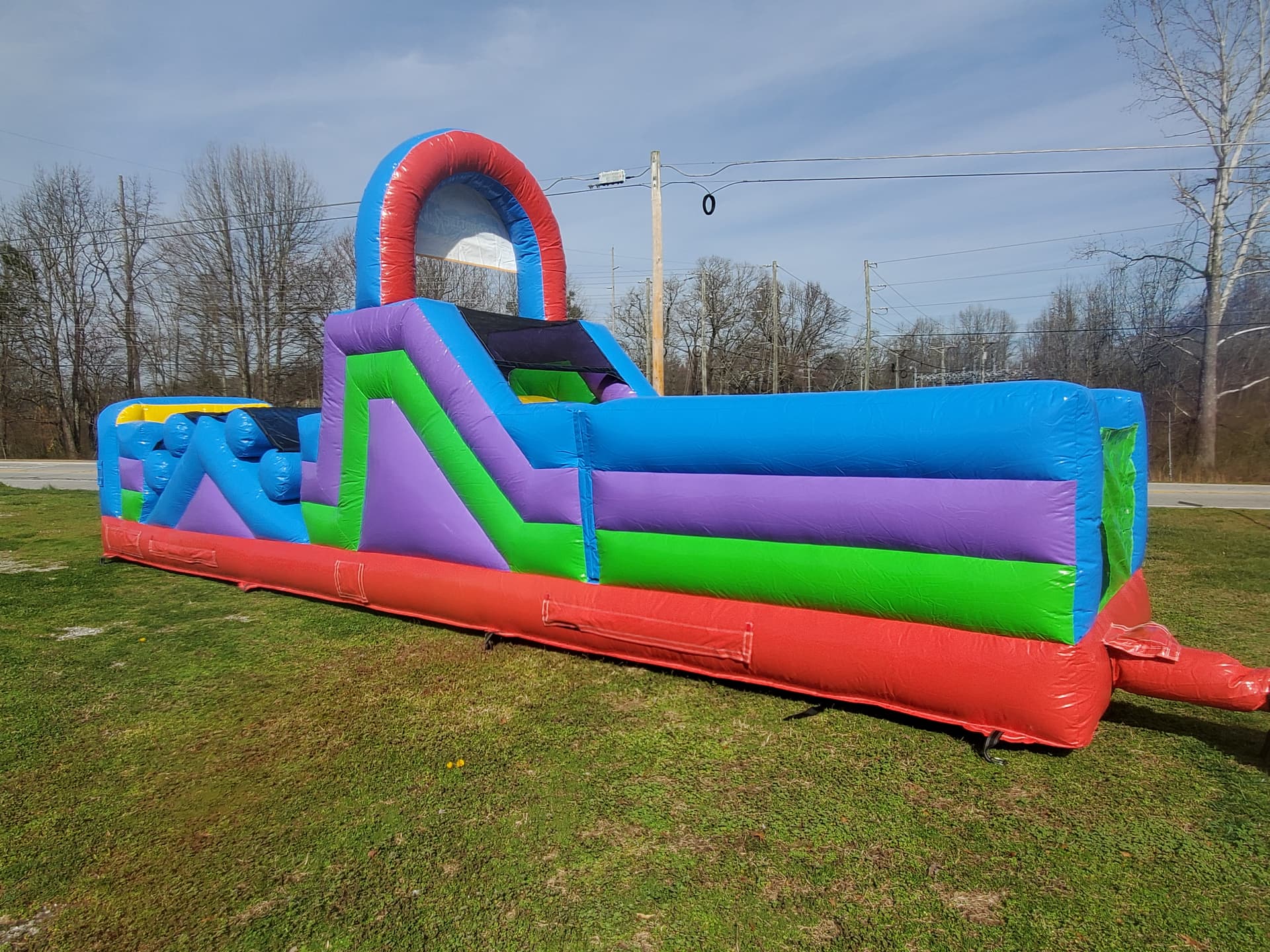 Single lane obstacle course