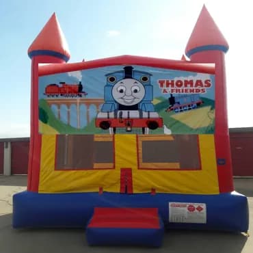 Yellow & Red Bounce House - Custom Artwork