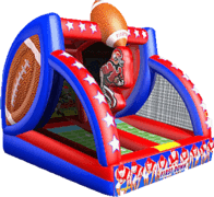 First Down Football Game 16'x14' G812 + Table & 8 Chairs party rental