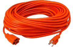 50' Extension Cord (orange 16 gague) Rental