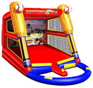 Batter-Up Baseball Game 13'x20' G814 + Table & 8 Chairs party rental