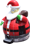 Santa Claus 3D Jumper 17'x19' J304