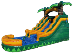 13' Jungle Waterfall Water Slide W516 11'x25'