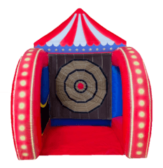 Single Axe Carnival Inflatable Game 8'x8' G842 + Table & 8 Chairs party rental