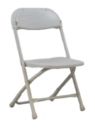 Plastic White Kids Chair