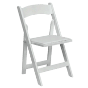 Resin White Adult Chair