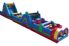75' Rock Climb Obstacle Course 11'x70' H904+H911