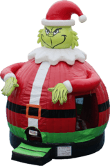 Green Santa 3D Jumper 17'x19' J315