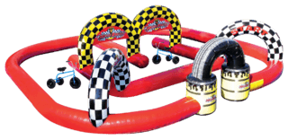 Race Track with 3 Jumbo Tricycles 45'x45'