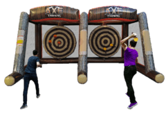 Dual Lane Axe Throwing Inflatable Game 10'x16' G809