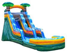 15' Cali Palms Water Slide W507 13'x28'