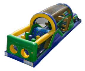 40' Mardi Gras Obstacle Course 11'x40' H924