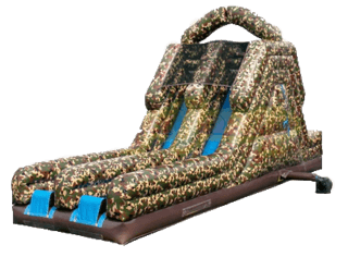 18' Military Camo Dry Dual Slide 13'x40' H909