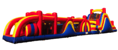 73' Red Blue Obstacle Course 13'x75' H902+H910