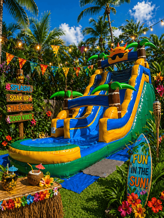 WATERSLIDE SUNNY CRUSH 20 FT SINGLE LANE