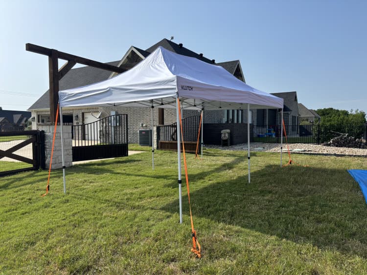 10 x 20 White Pop up Tent (Set up + Tear down included)