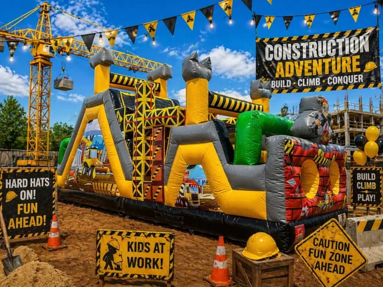 OBSTACLE COURSE 40 FT CRANE BUILDER (WET/DRY)