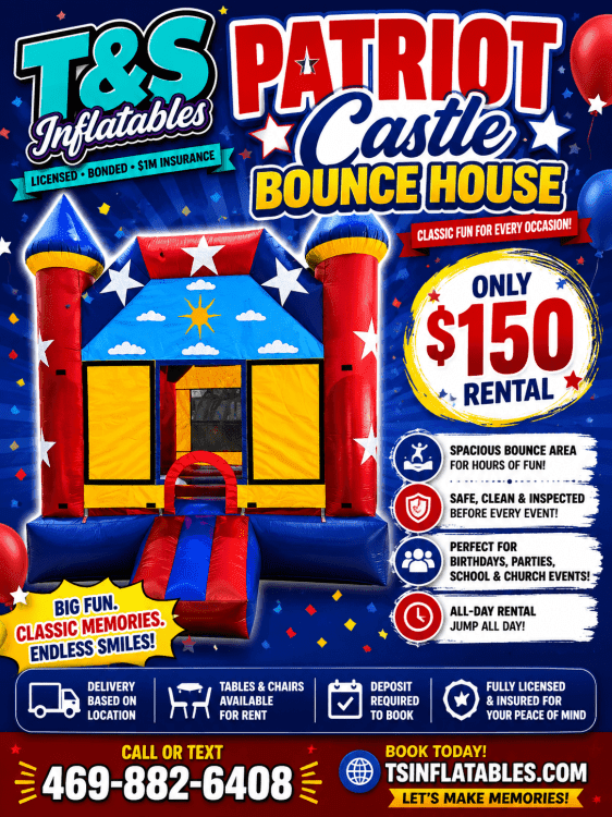 Patriot Castle bounce house
