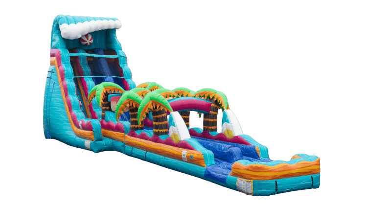 22FT Beach Life Water Slide with Slip & Slide