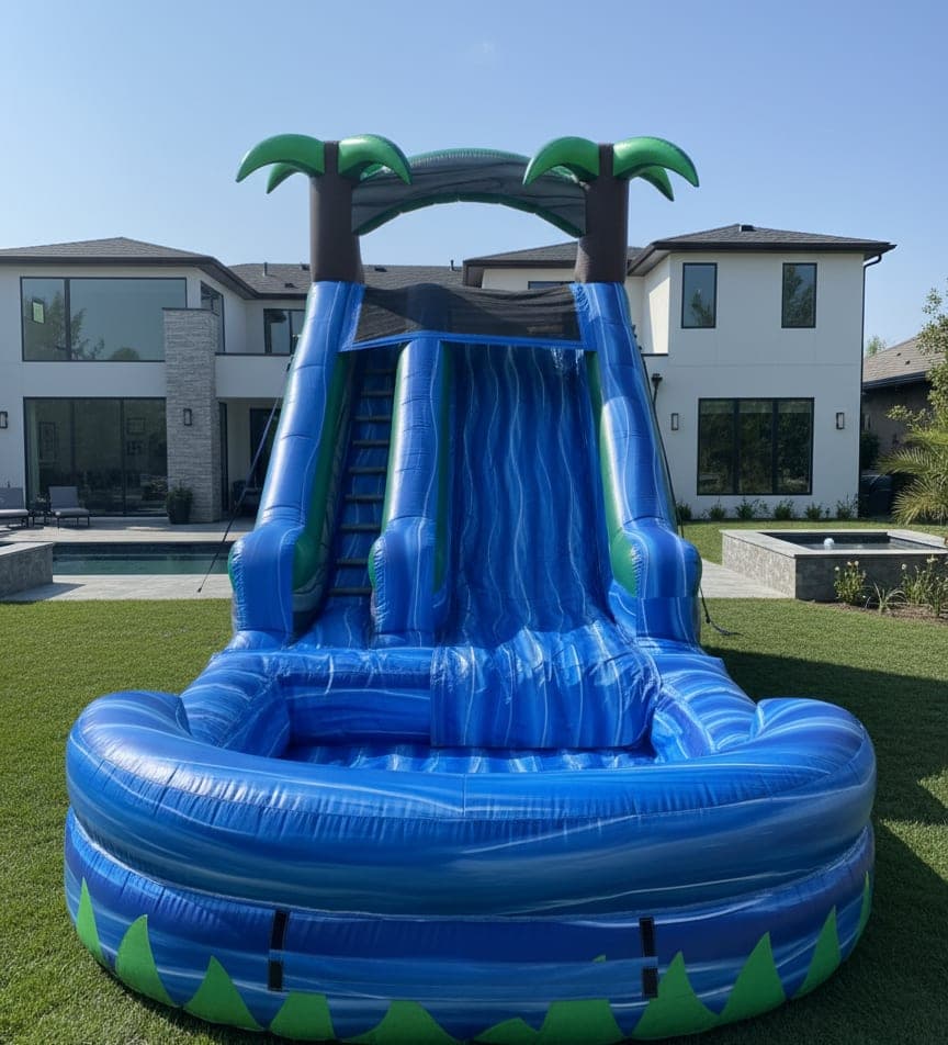 Blue Marble Waterslide 13x30