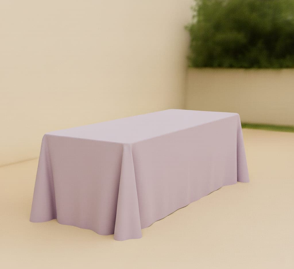 Light Purple Rectangular Tablecloths