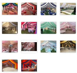 12'x20' Tent With Any Color Draping