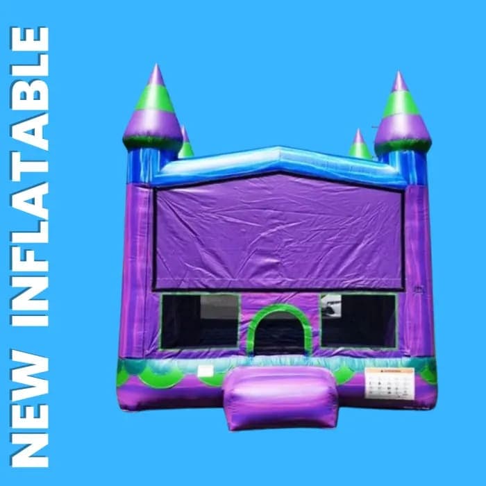 Purple Dreamsickle Jumbo 15' X 15' Bounce House Rental