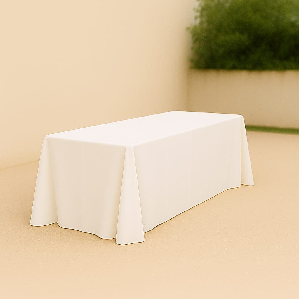White Rectangular Tablecloths