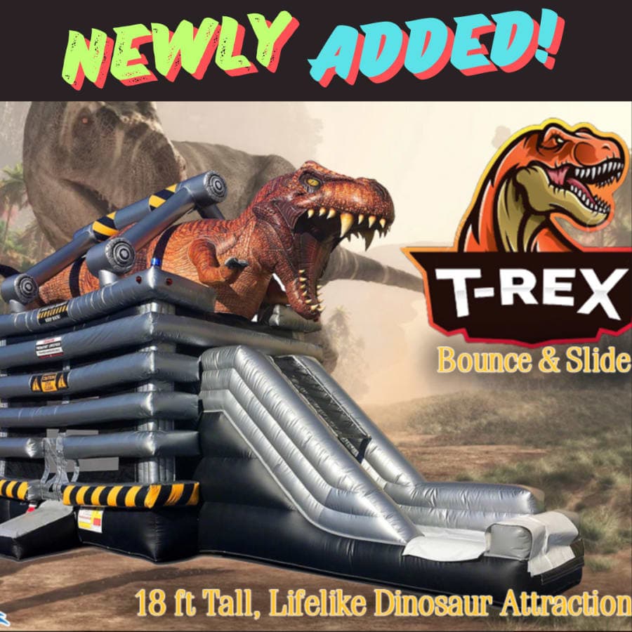 Lifelike T-Rex Bounce & Slide Combo
