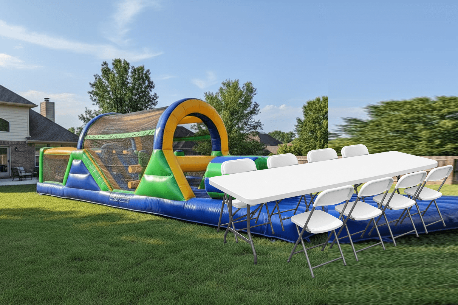 Green Obstacle Course Bundle Package