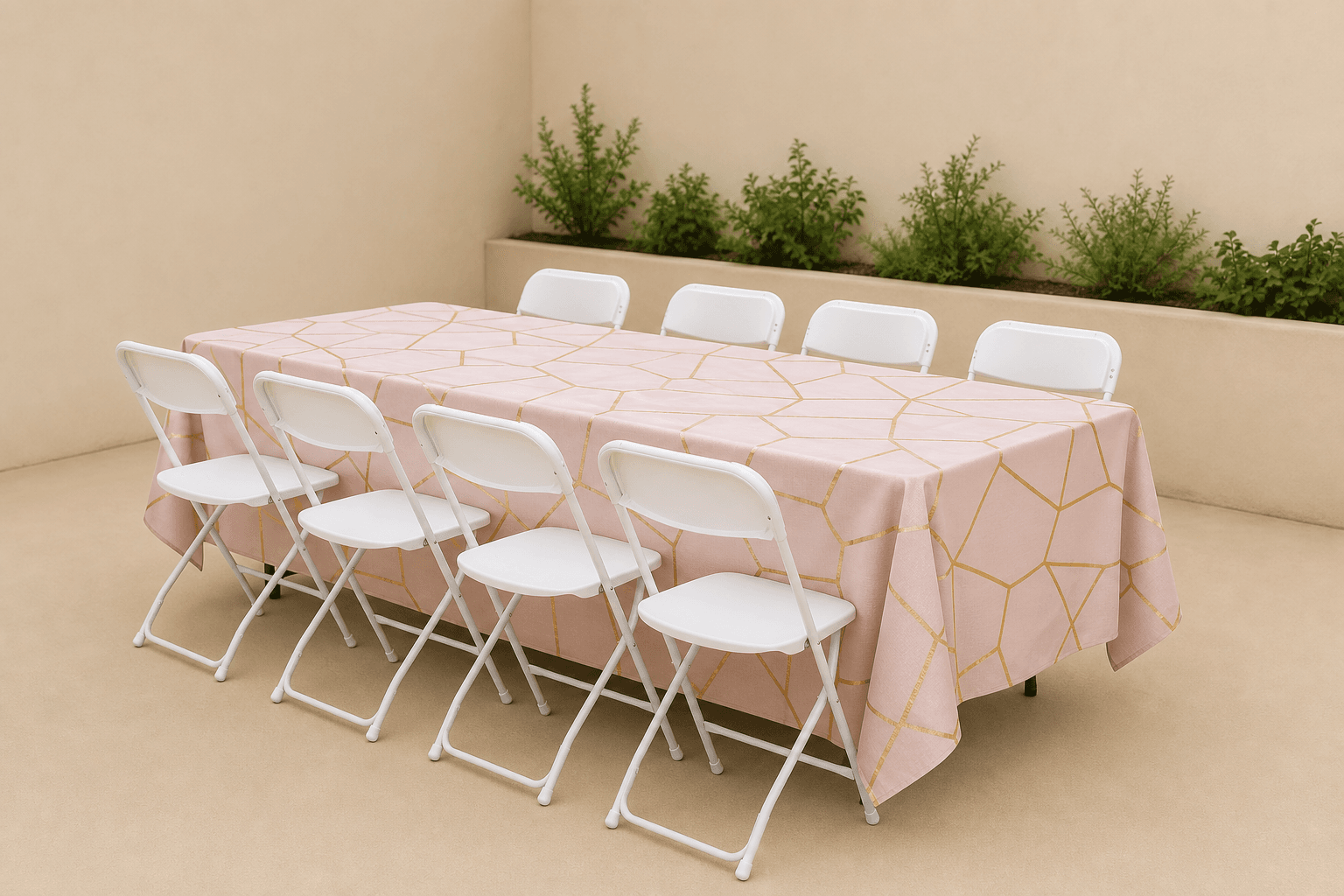 Affordable Blush & Gold Banquet Bundle for 8
