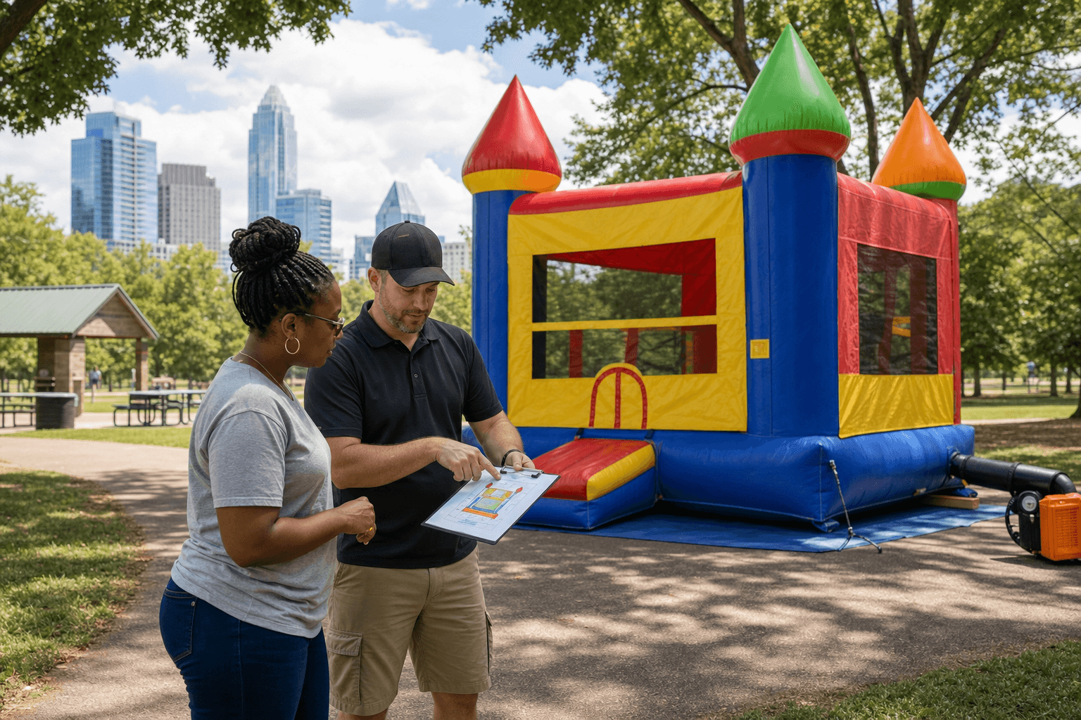 The Cost of Bounce House Rentals in Charlotte, North Carolina.