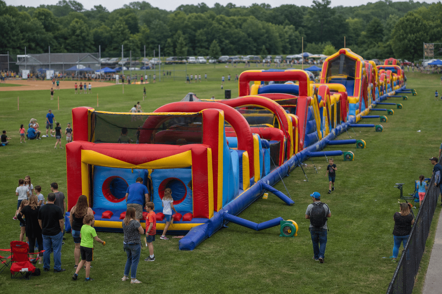 Largest Inflatable Obstacle Course