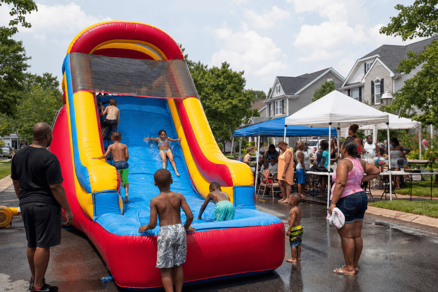 Make a Splash at Your Next Event with Waterslide Rentals Near Charlotte, NC