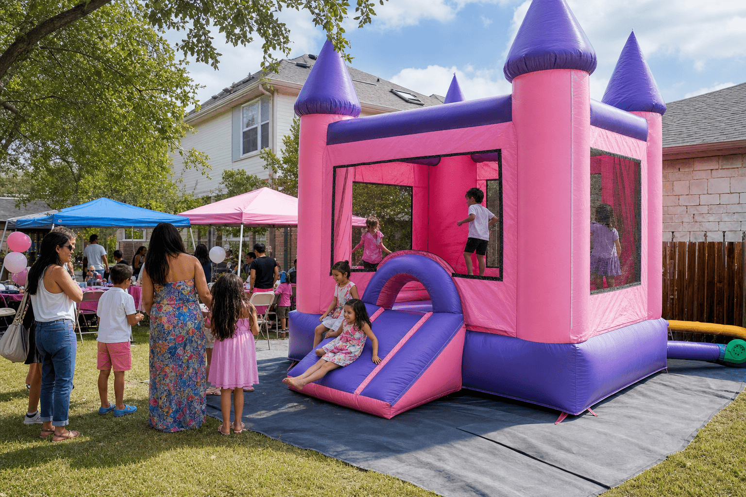 Delight Little Fans with a Minnie Mouse Bounce House Rental in San Antonio