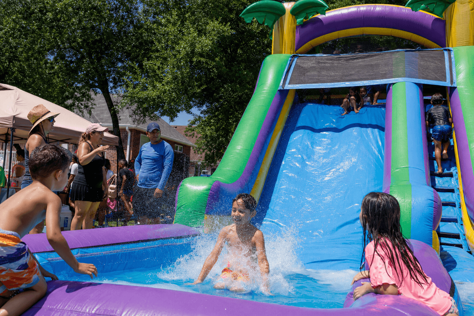 Dive into Fun: Experience the splash with the Waterslide Rentals in Dallas