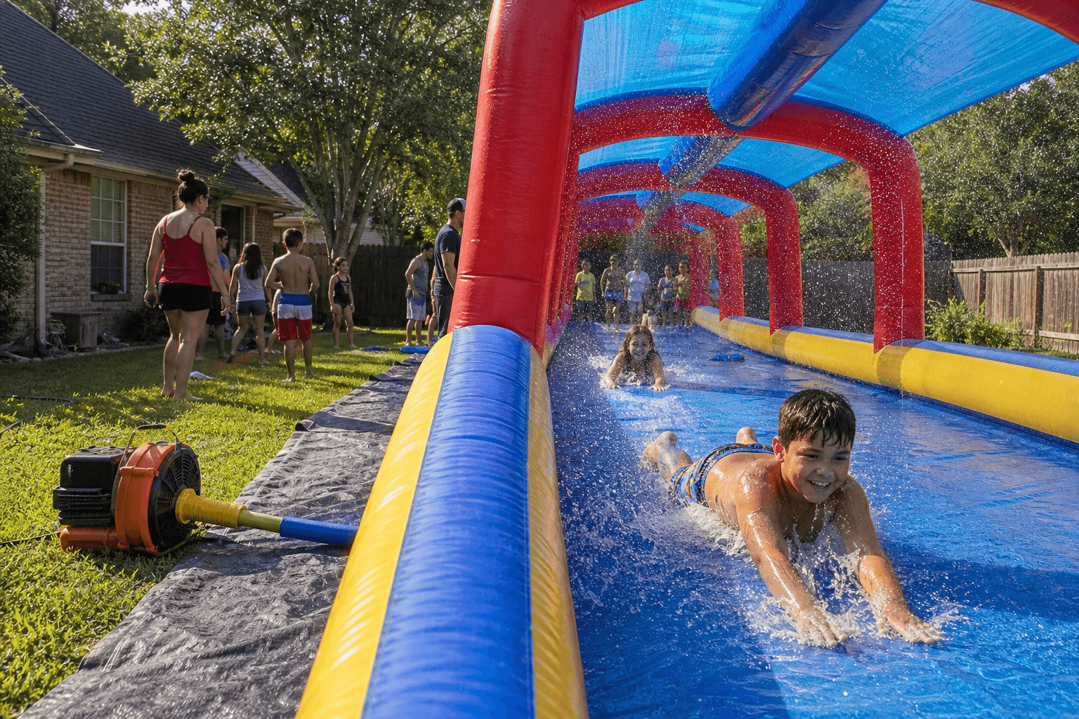 Top Slip and Slide Inflatable Rental Services in Houston