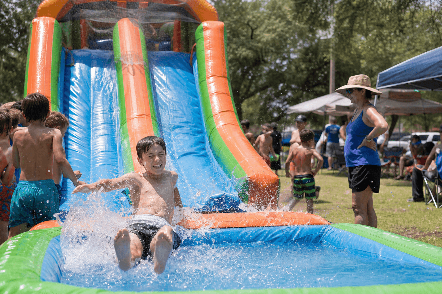 Make a Splash at Your Event with Waterslide Rentals Near San Antonio