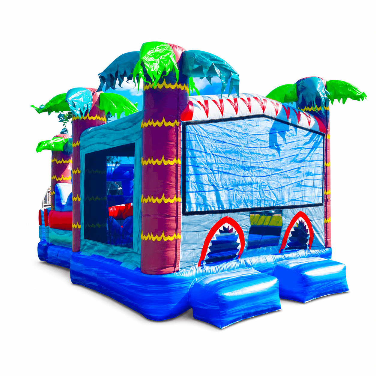 Shark Attack 15 X 30 Bouncer Obstacle